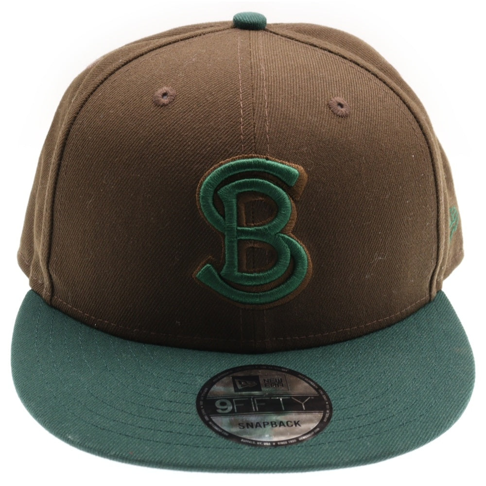 SCHOTT(ショット) ×NEW ERA 9Fifty ニューエラ ベースボールキャップ 帽子 ブラウン/グリーン