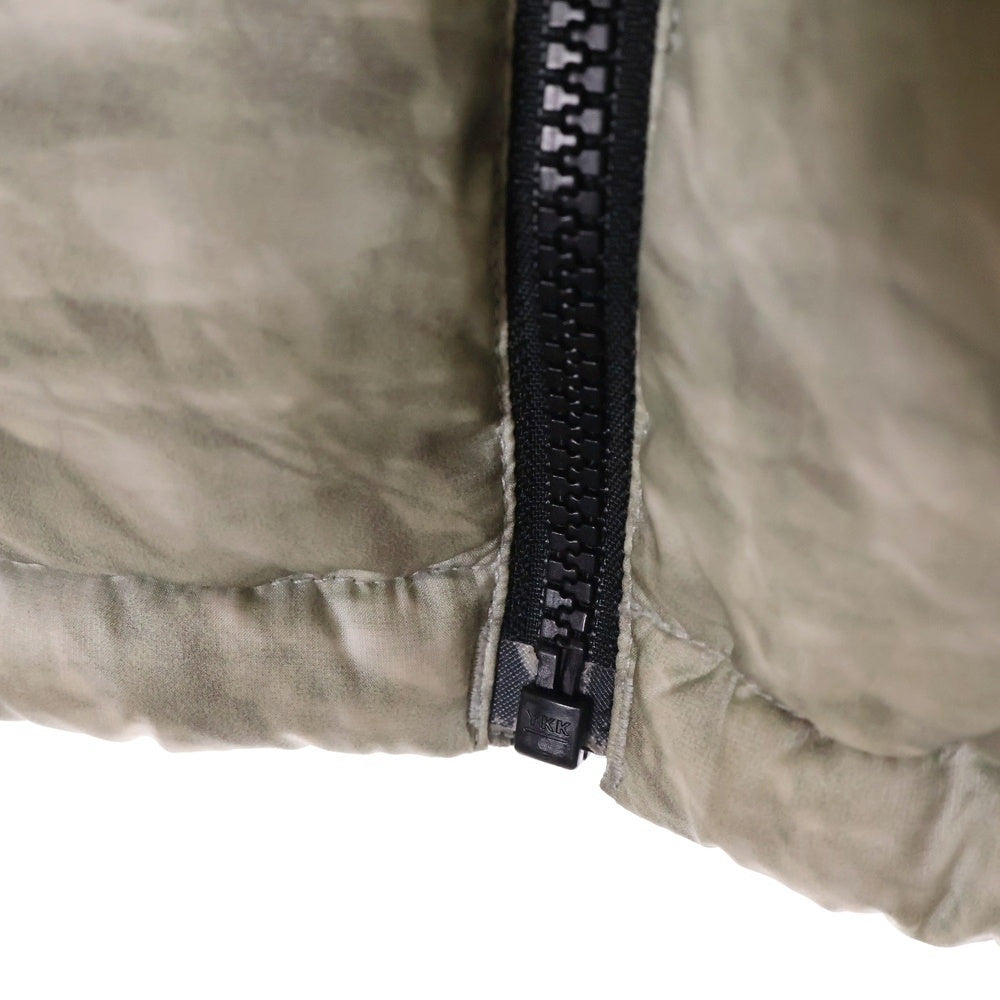 SUPREME(シュプリーム) 19AW ×THE NORTH FACE Paper Print Nuptse Jacket ND91806I ザ ノースフェイス ペーパープリント ヌプシ ナイロン ダウンジャケット ブラック/グレー