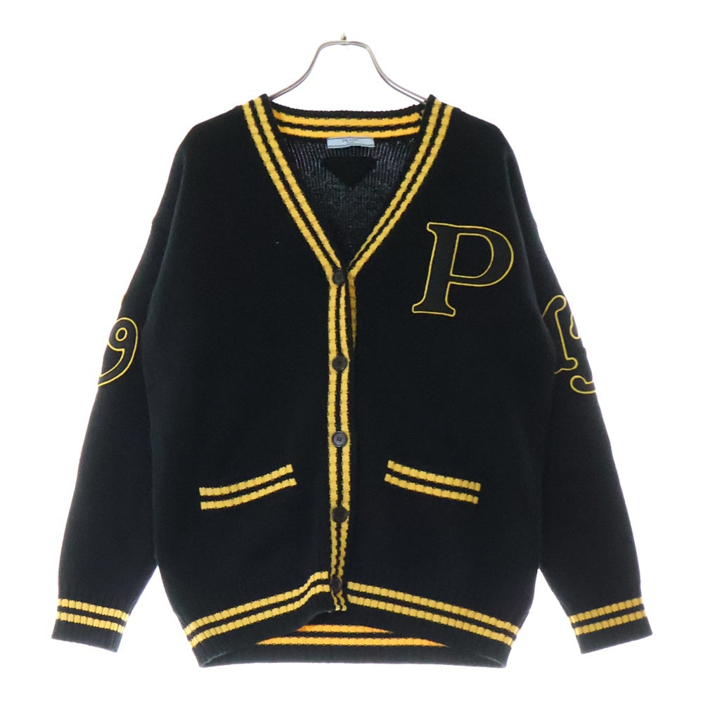 PRADA(プラダ) 24AW Women's Wool and Cashmere Cardiga ウーマン ウール カシミヤ混 カーディガン ブラック P25N21 レディース