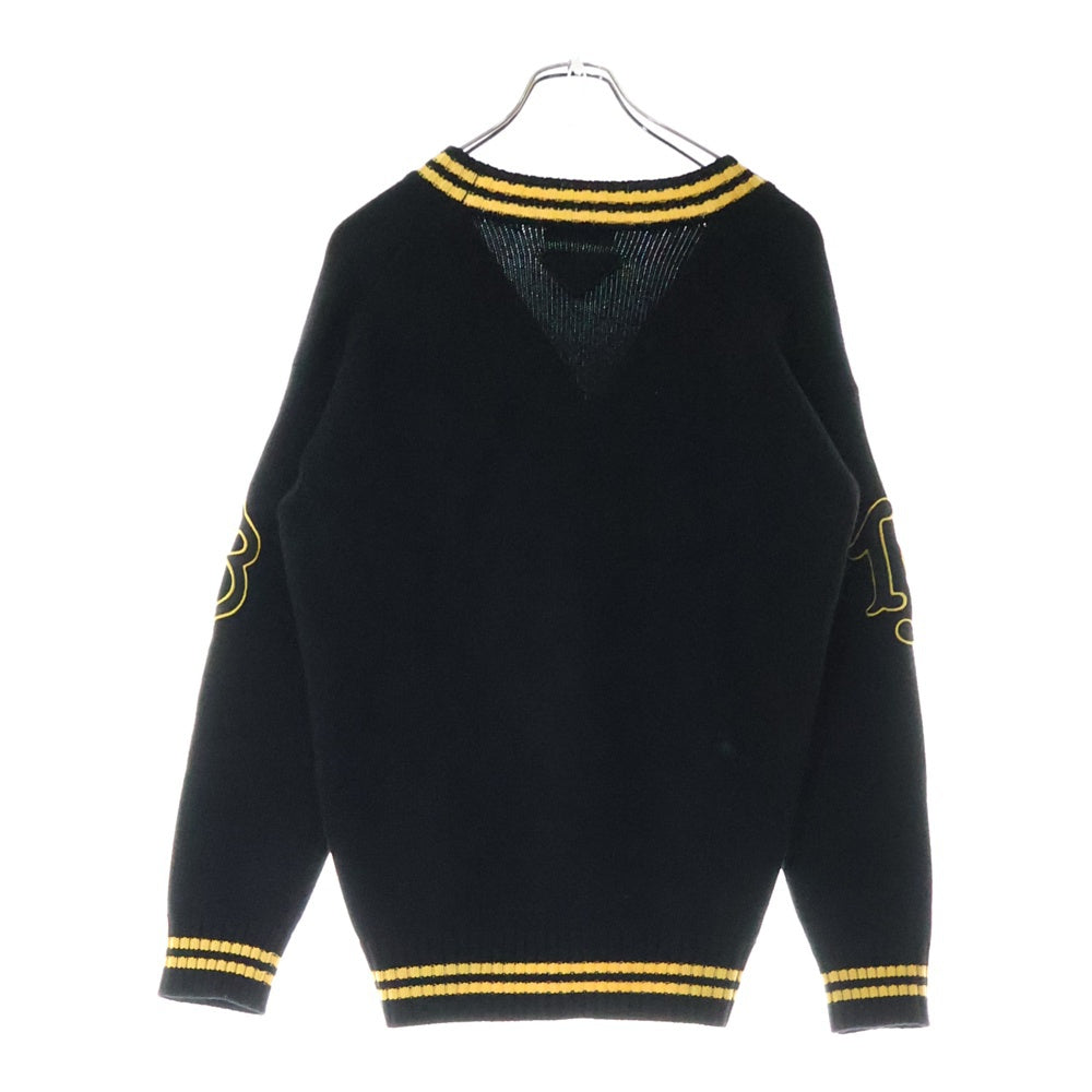 PRADA(プラダ) 24AW Women's Wool and Cashmere Cardiga ウーマン ウール カシミヤ混 カーディガン ブラック P25N21 レディース