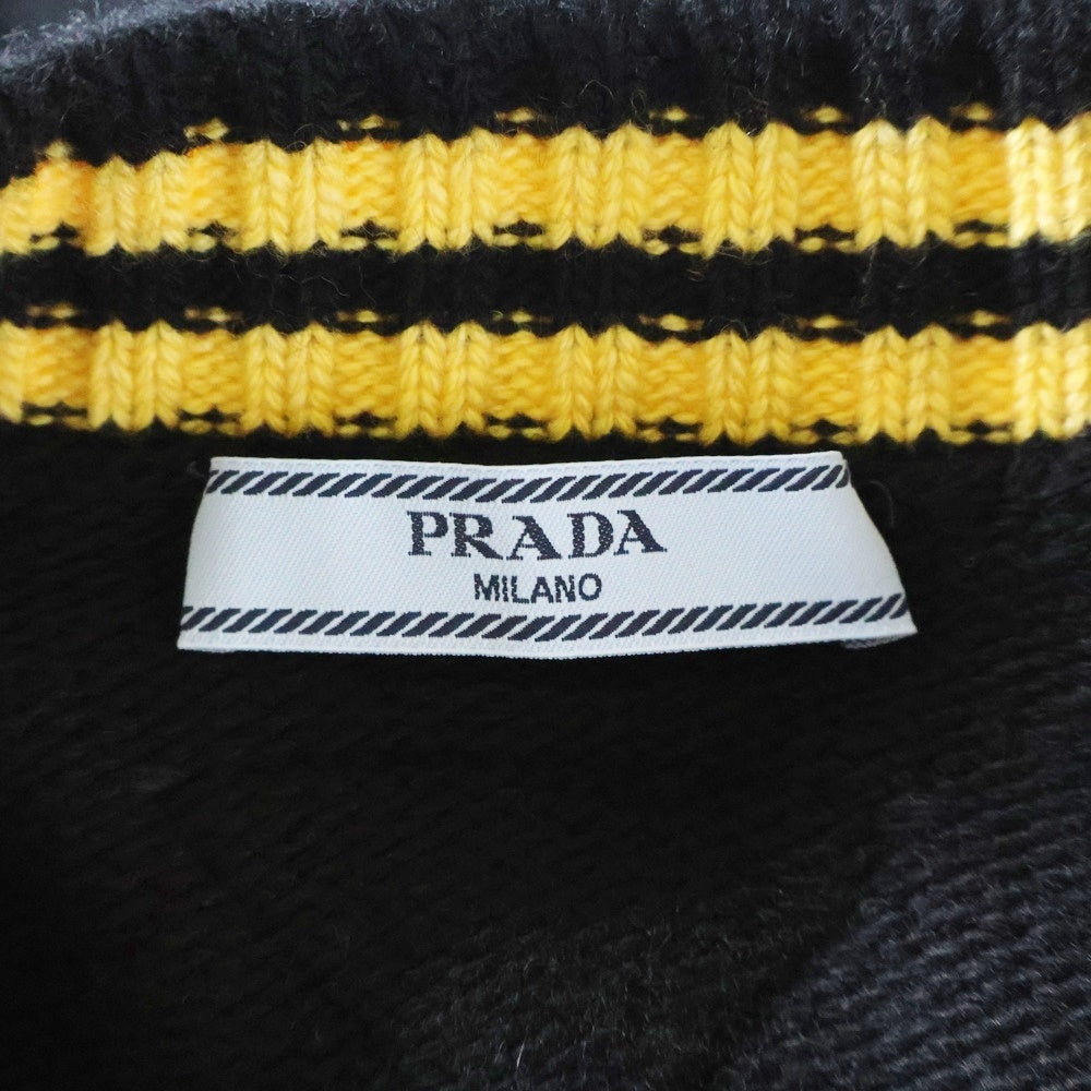 PRADA(プラダ) 24AW Women's Wool and Cashmere Cardiga ウーマン ウール カシミヤ混 カーディガン ブラック P25N21 レディース