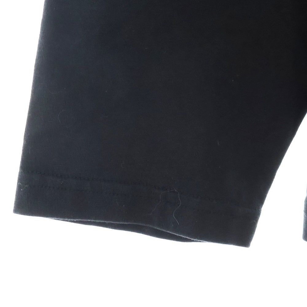 MARTINE ROSE(マーティンローズ) 90-91 AW COLLECTION ロゴプリント モックネック ロングスリーブカットソー 長袖Tシャツ ブラック