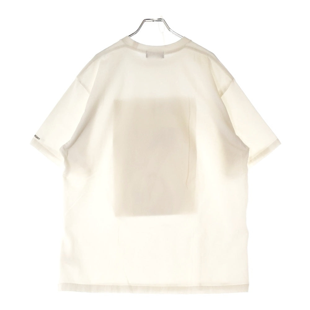 GOD SELECTION XXX(ゴッドセレクショントリプルエックス) 9周年記念 Miranda Kerr Tee ミランダカー プリント半袖Tシャツカットソー ホワイト
