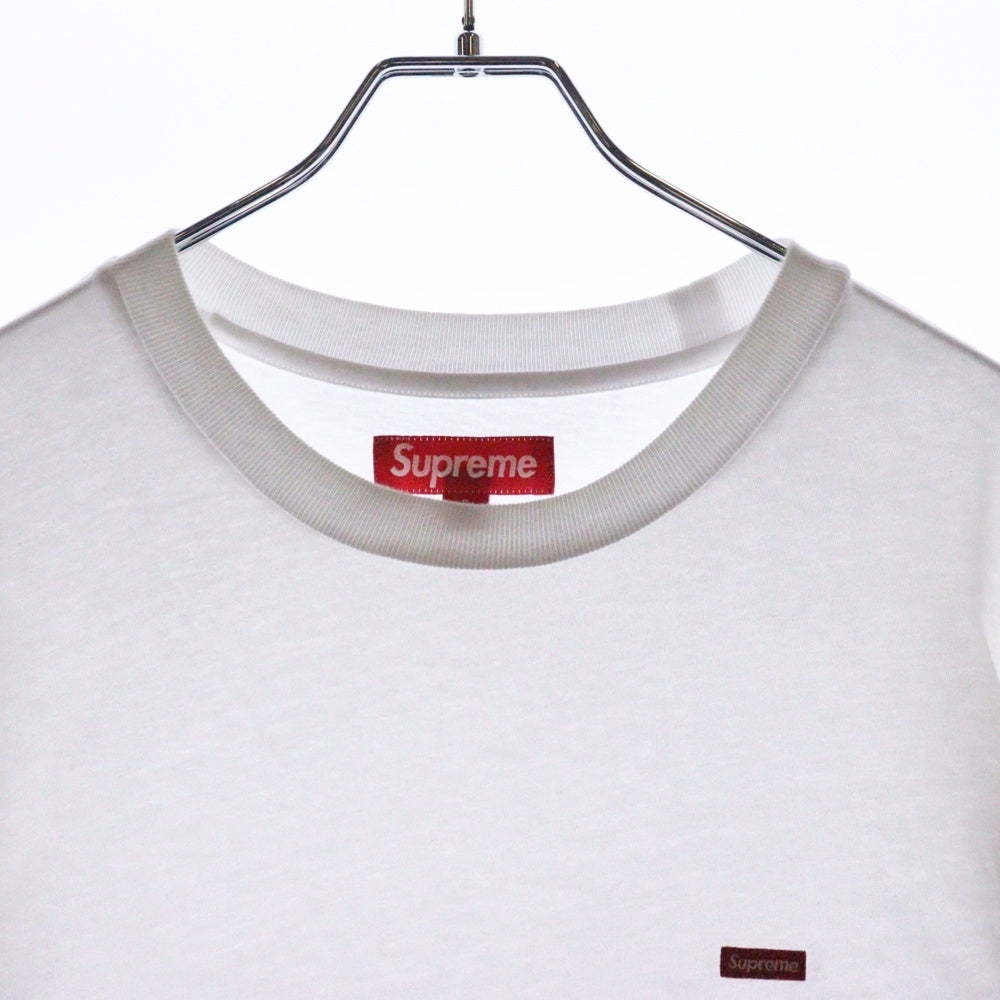 SUPREME(シュプリーム) 24AW Small Box L/S Tee スモール ボックス ロゴ 長袖 Tシャツ ホワイト