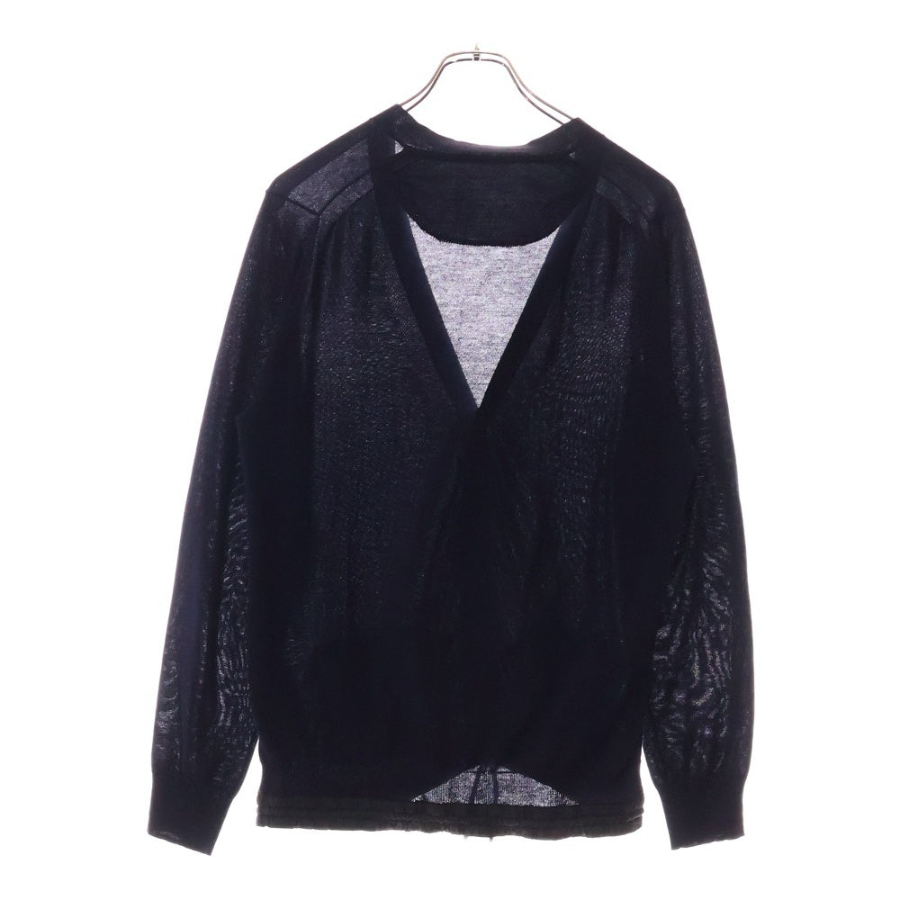 Sacai(サカイ) 13SS ドローコード コットンカーディガン ネイビー 13-00399M