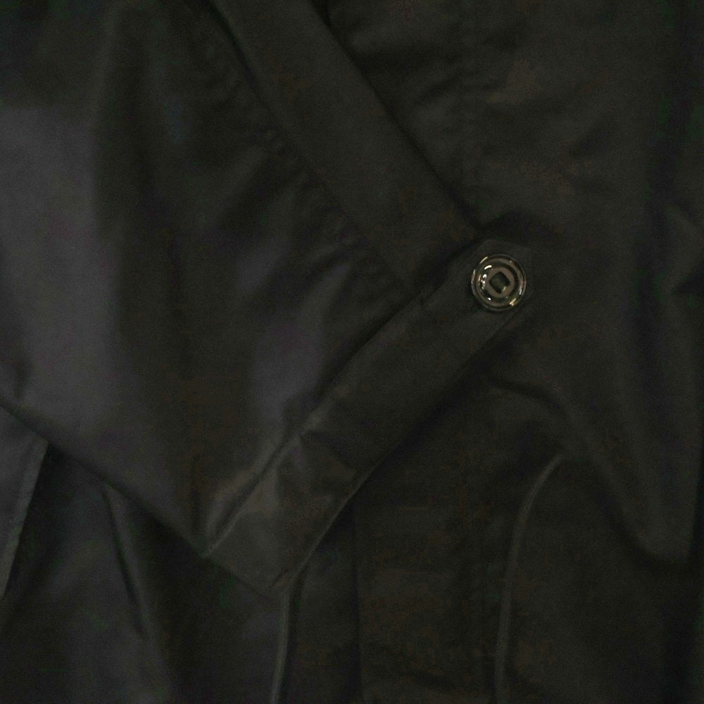 GIVENCHY(ジバンシィ) 24AW Logo-Applique Parka ナイロン フィッシュテールパーカー ジャケット ロングコート ブラック BM019H14JD