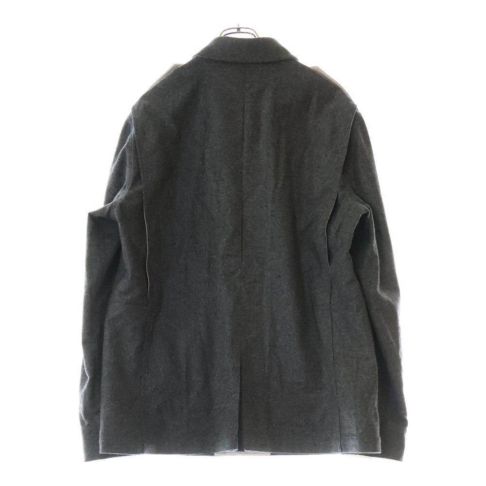 GIVENCHY(ジバンシィ) 24AW Multi-Pocket Jacket In Wool マルチポケット ウールジップアップジャケット グレー BM019T15GW/BM51J215GW