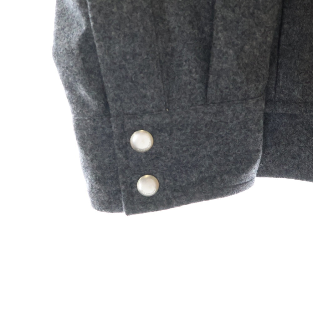 GIVENCHY(ジバンシィ) 24AW Multi-Pocket Jacket In Wool マルチポケット ウールジップアップジャケット グレー BM019T15GW/BM51J215GW