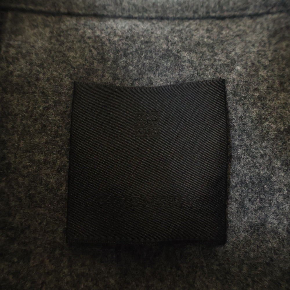 GIVENCHY(ジバンシィ) 24AW Multi-Pocket Jacket In Wool マルチポケット ウールジップアップジャケット グレー BM019T15GW/BM51J215GW