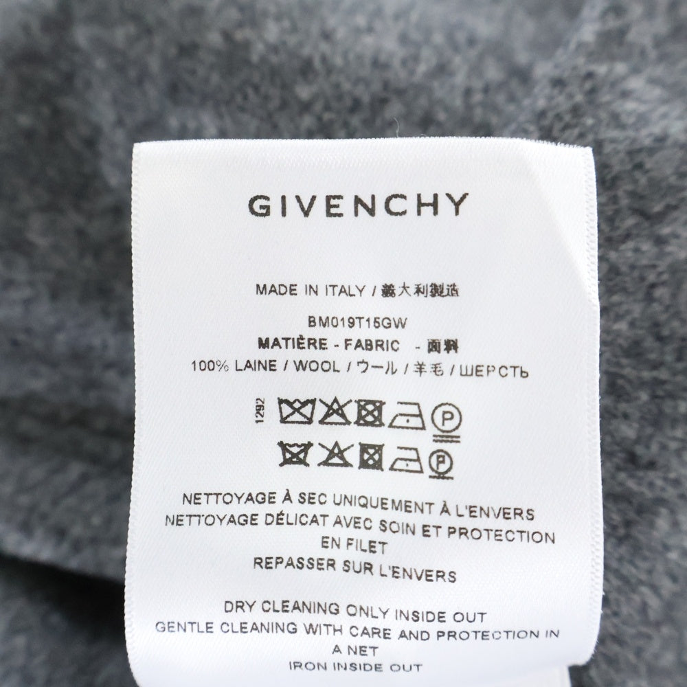 GIVENCHY(ジバンシィ) 24AW Multi-Pocket Jacket In Wool マルチポケット ウールジップアップジャケット グレー BM019T15GW/BM51J215GW