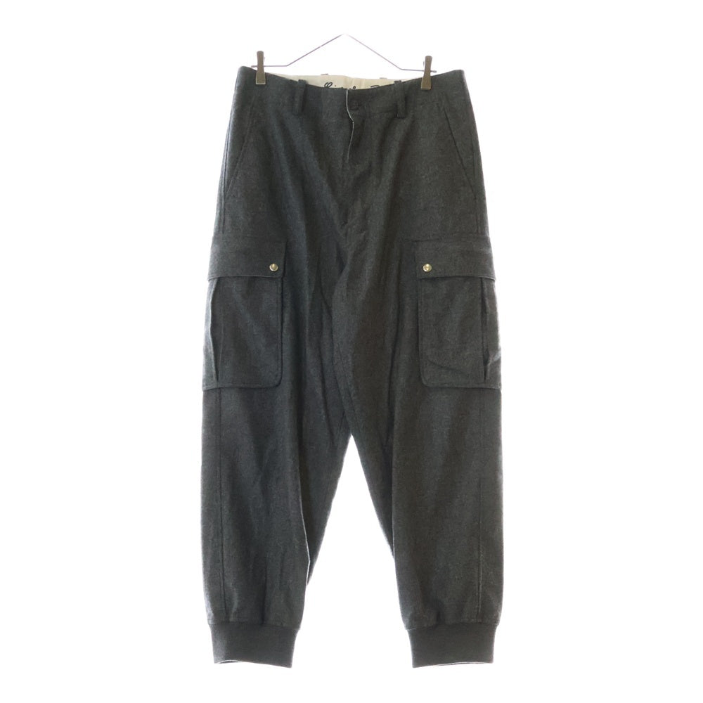GIVENCHY(ジバンシィ) 24AW Cargo Pants In Wool ウール カーゴパンツ グレー BM51J215GW