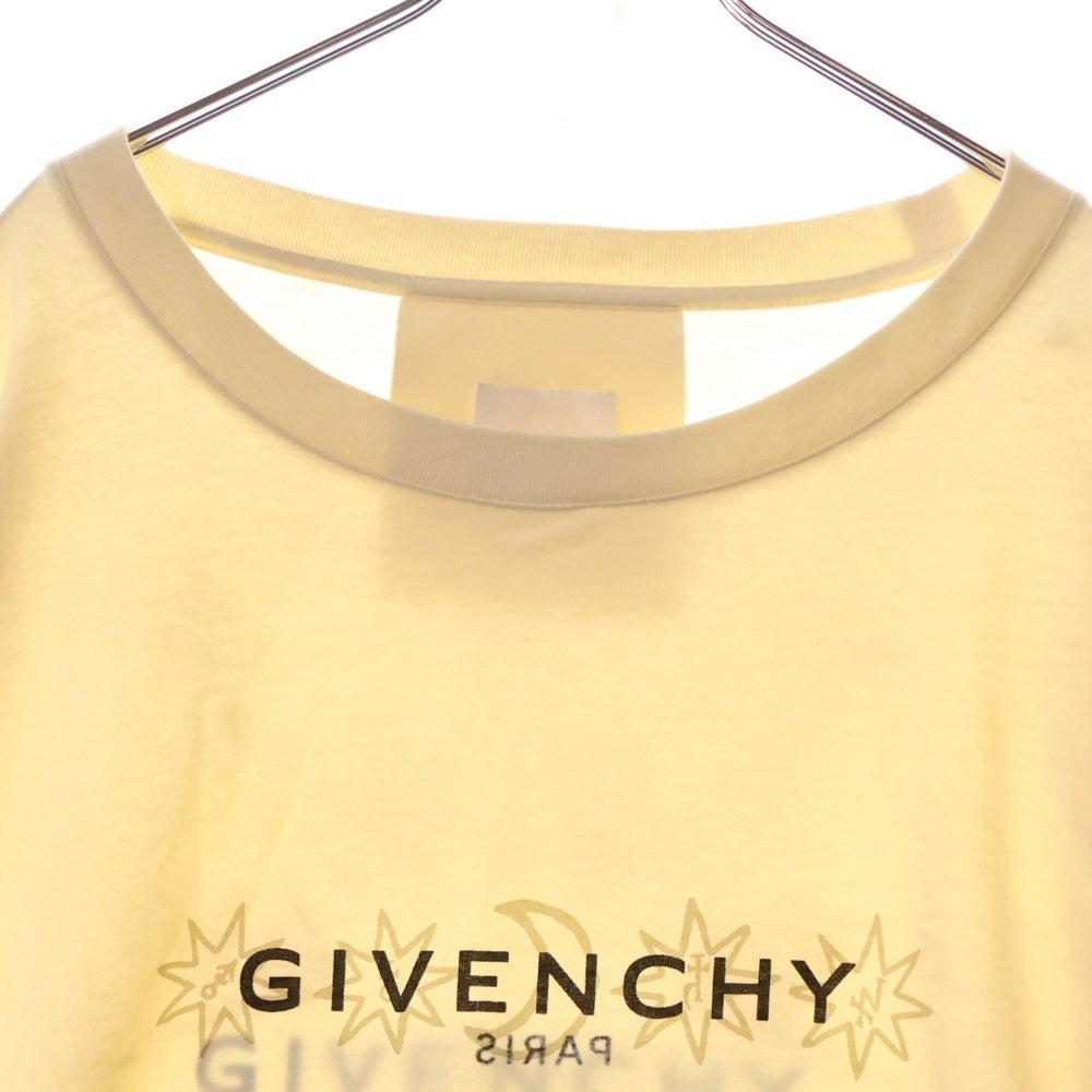 GIVENCHY(ジバンシィ) 24AW Logo Printed Long-Sleeved T-Shirt ロゴプリント ロングスリーブカットソー 長袖Tシャツ アイボリー BM71KP3YNY