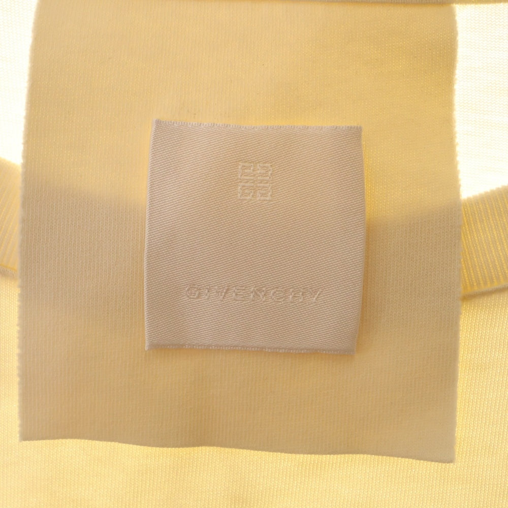 GIVENCHY(ジバンシィ) 24AW Logo Printed Long-Sleeved T-Shirt ロゴプリント ロングスリーブカットソー 長袖Tシャツ アイボリー BM71KP3YNY