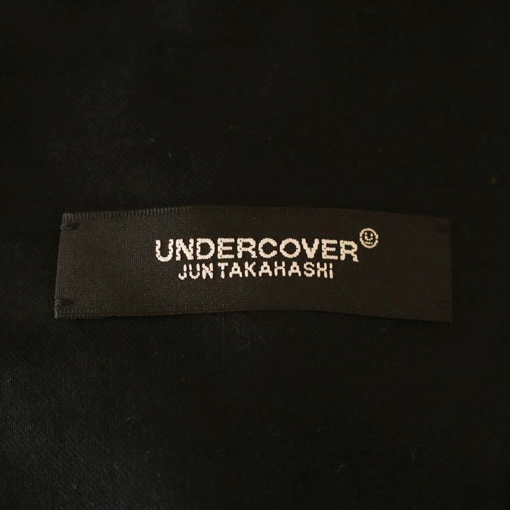 UNDERCOVER(アンダーカバー) ポリエステル ウエストウールリブ ワイドパンツ UC1E4502-1 ブラック