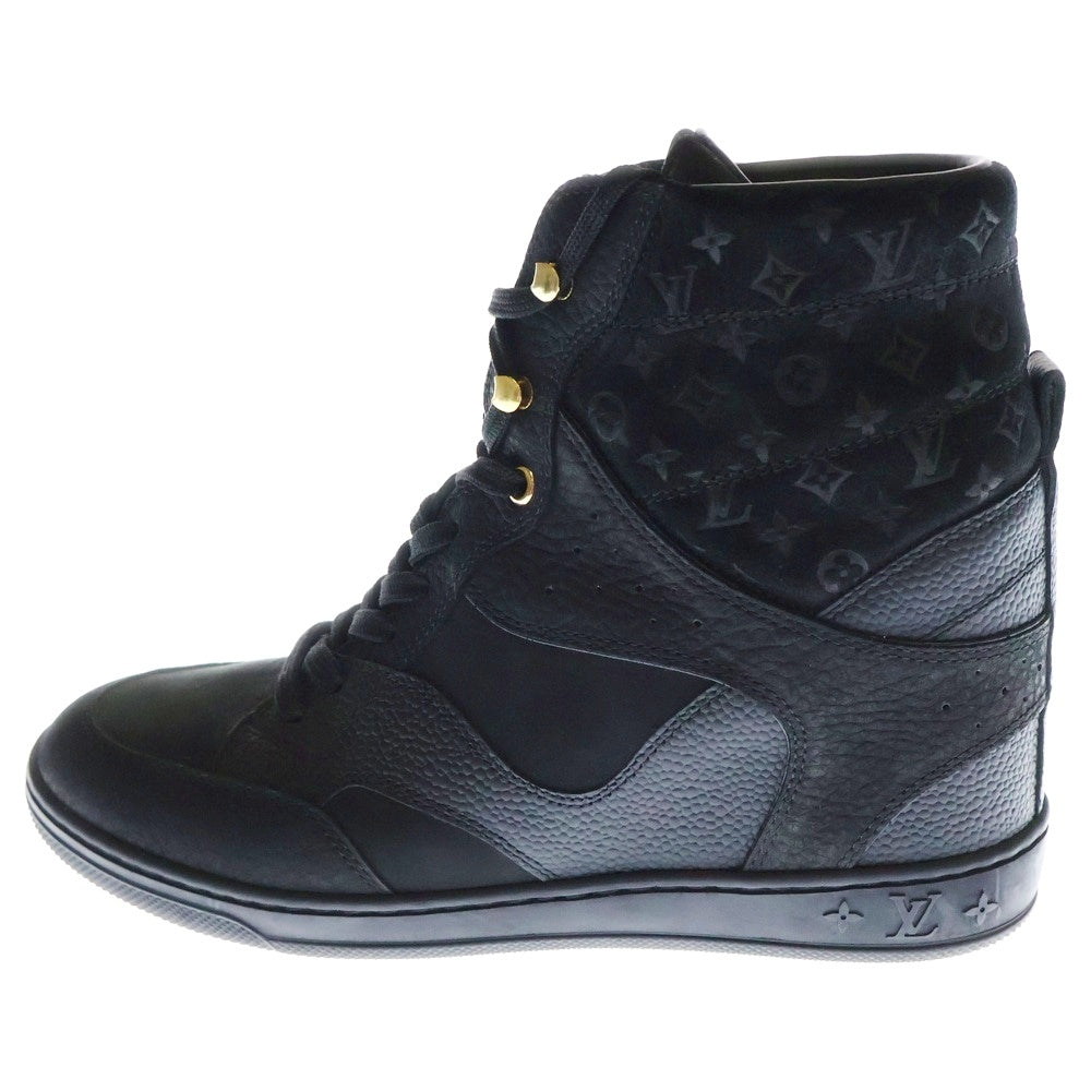 LOUIS VUITTON(ルイヴィトン) モノグラムインヒール ハイカットスニーカー ブラック