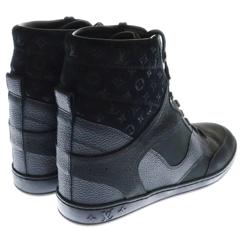 LOUIS VUITTON(ルイヴィトン) モノグラムインヒール ハイカットスニーカー ブラック