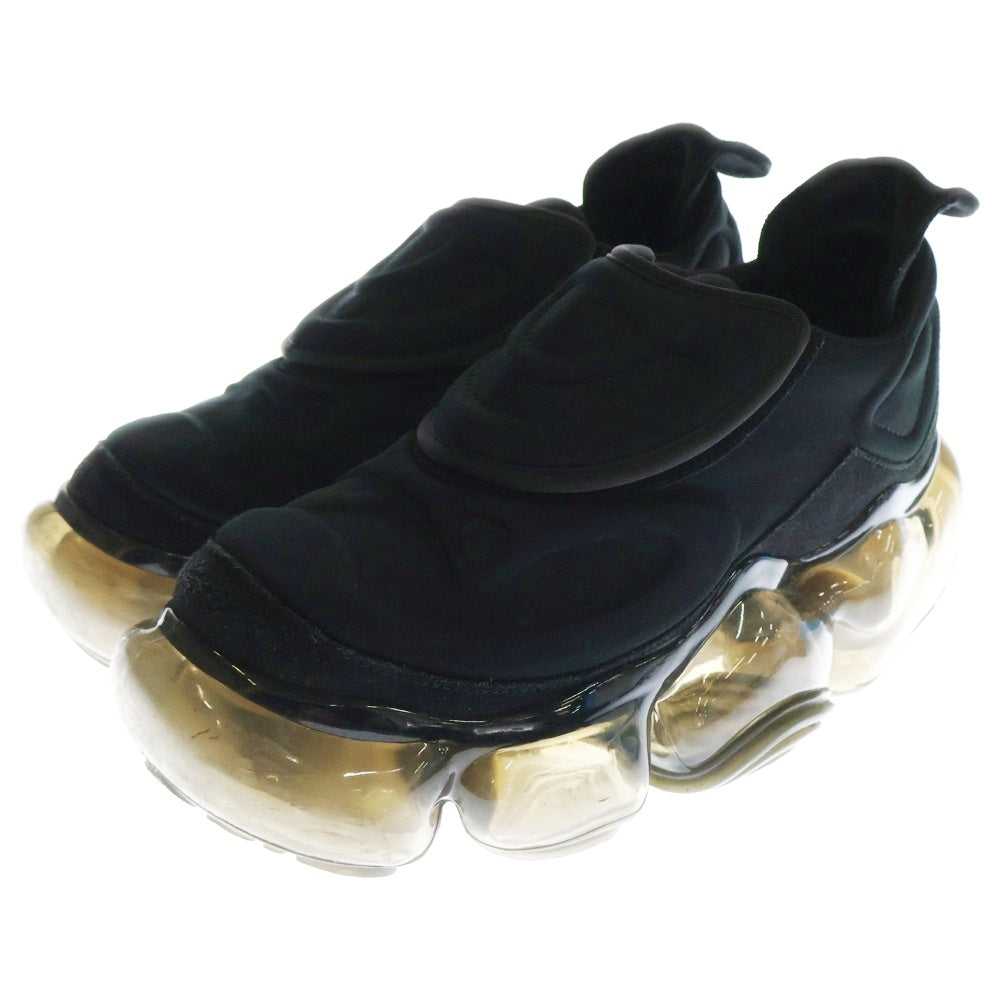 grounds(グラウンズ) MOOPIE NAZCA ムーピー ナスカ ベルクロ ローカット厚底スニーカー ブラック US9.5/27.5cm
