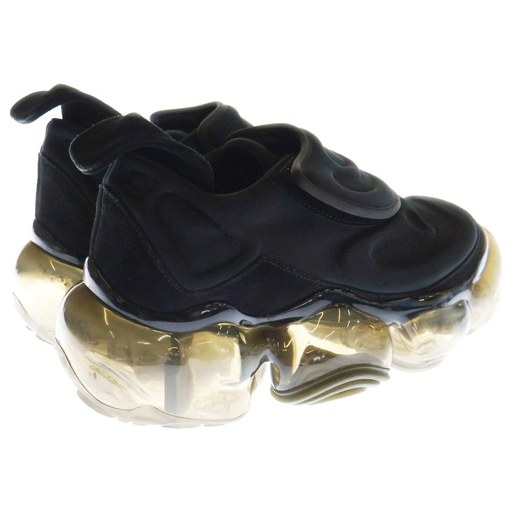 grounds(グラウンズ) MOOPIE NAZCA ムーピー ナスカ ベルクロ ローカット厚底スニーカー ブラック US9.5/27.5cm