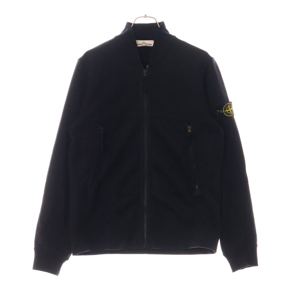 STONE ISLAND(ストーンアイランド) 21SS GARMENT DYED BOMBER JACKET ガーメントダイ ボンバージップアップジャケット ブラック 741560351