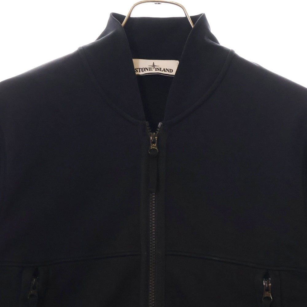 STONE ISLAND(ストーンアイランド) 21SS GARMENT DYED BOMBER JACKET ガーメントダイ ボンバージップアップジャケット ブラック 741560351