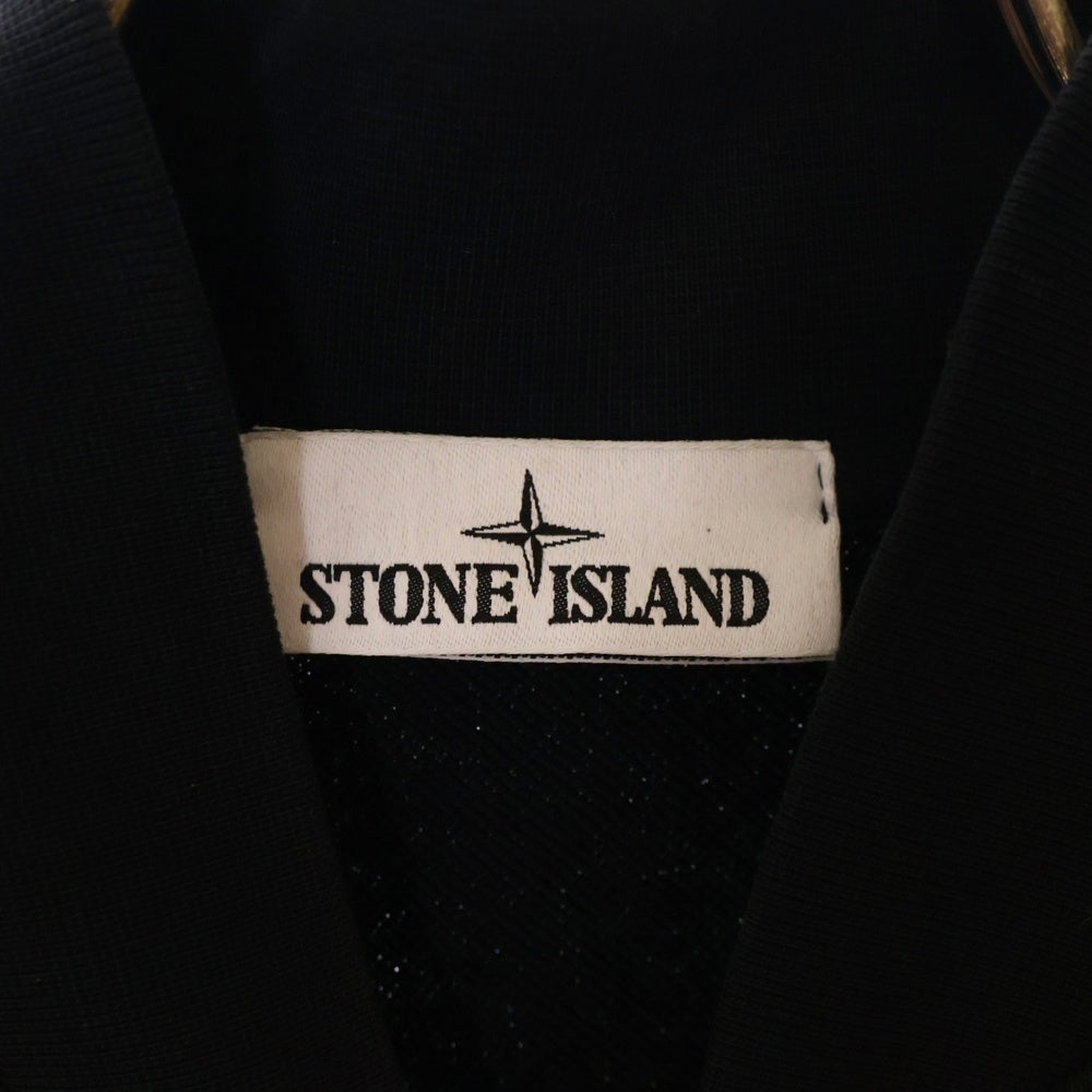 STONE ISLAND(ストーンアイランド) 21SS GARMENT DYED BOMBER JACKET ガーメントダイ ボンバージップアップジャケット ブラック 741560351