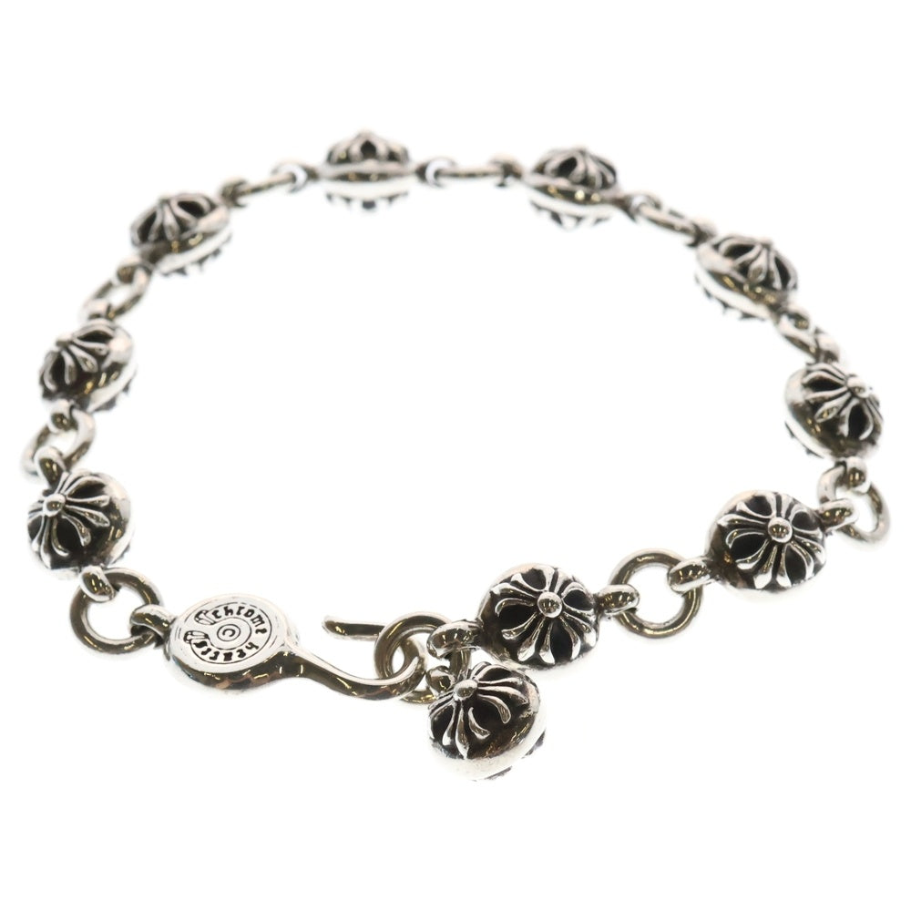 CHROME HEARTS(クロムハーツ) NO2 BALL #2クロスボールブレスレット シルバー BCA176