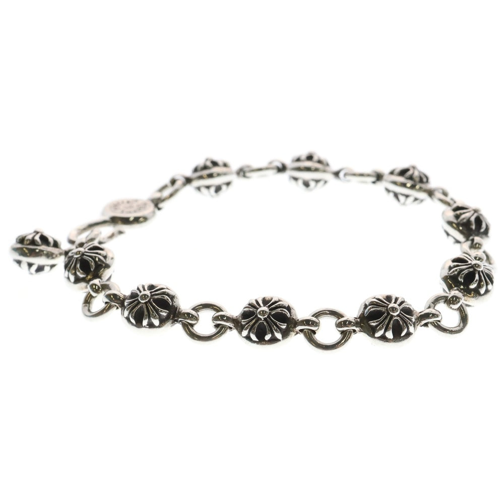 CHROME HEARTS(クロムハーツ) NO2 BALL #2クロスボールブレスレット シルバー BCA176