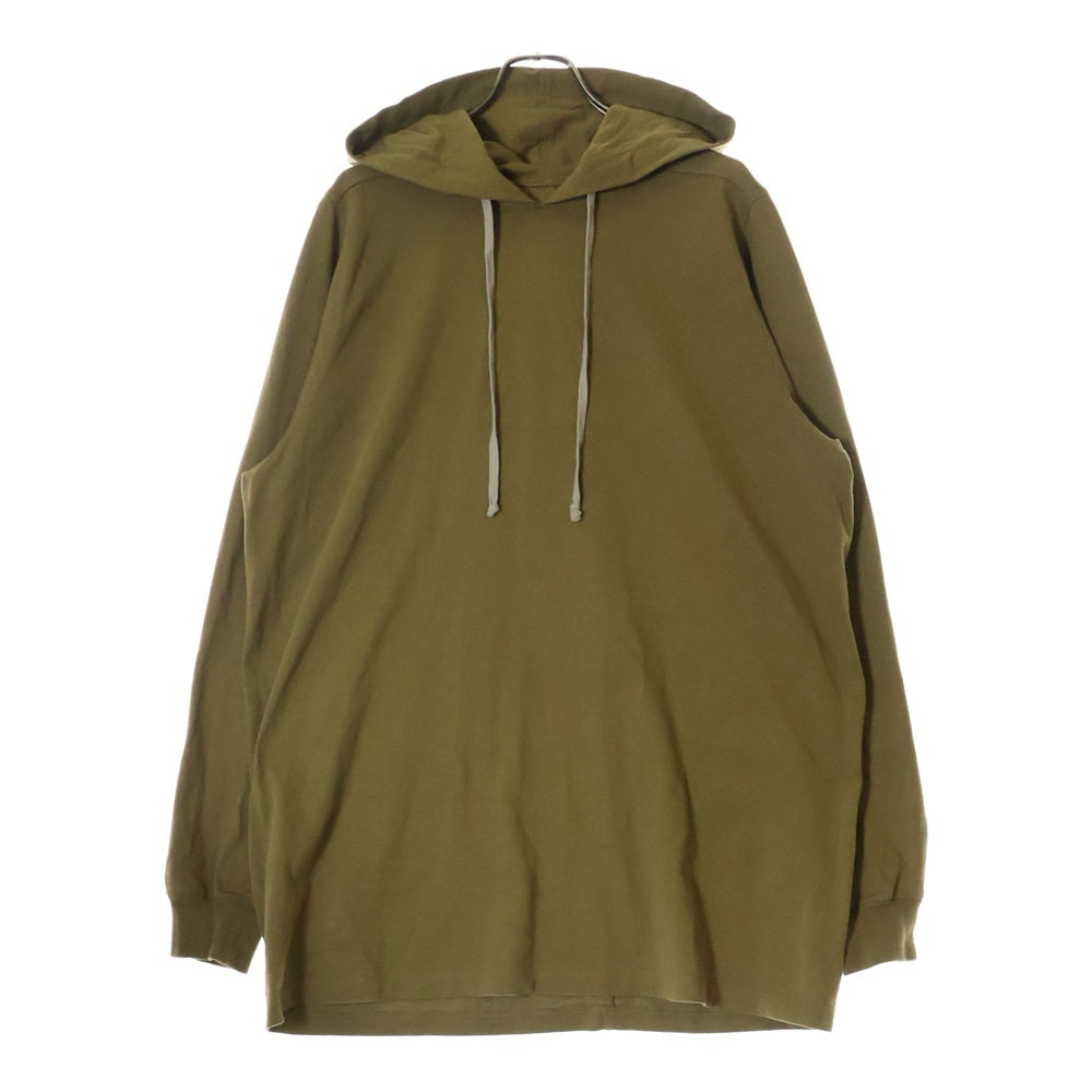Rick Owens(リックオウエンス) 19SS ロングプルオーバーパーカー マスタード RU19S2285-BA カーキ
