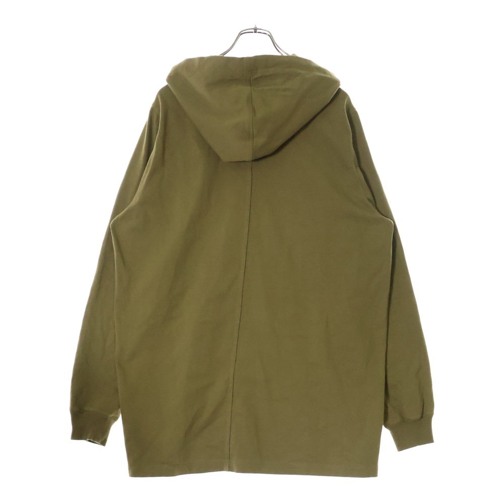 Rick Owens(リックオウエンス) 19SS ロングプルオーバーパーカー マスタード RU19S2285-BA カーキ