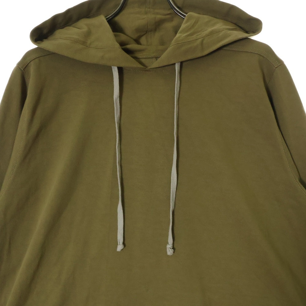Rick Owens(リックオウエンス) 19SS ロングプルオーバーパーカー マスタード RU19S2285-BA カーキ