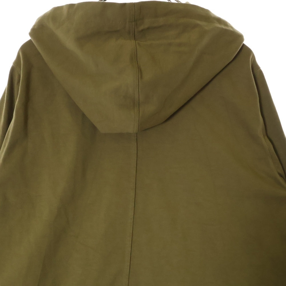 Rick Owens(リックオウエンス) 19SS ロングプルオーバーパーカー マスタード RU19S2285-BA カーキ