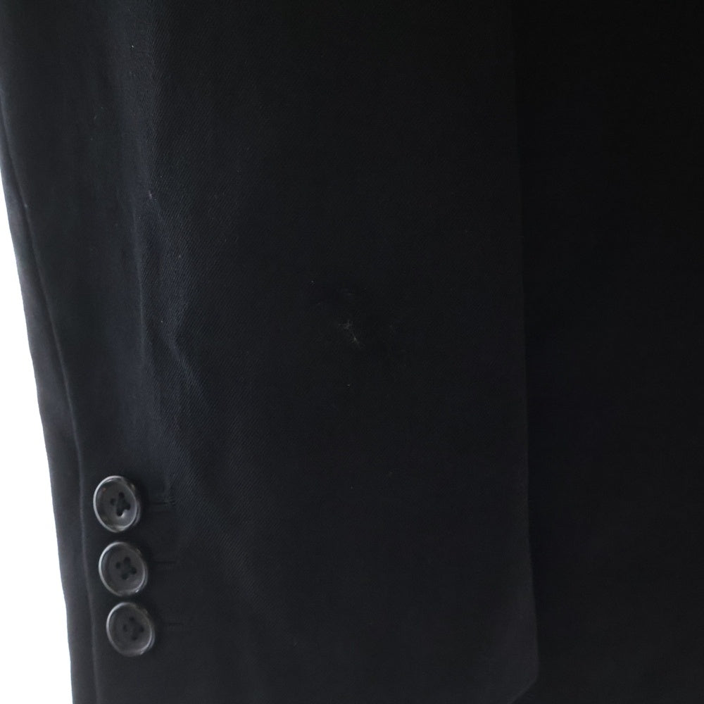 Yohji Yamamoto COSTUME D'HOMME(ヨウジヤマモト コスチュームドオム) 2B SINGLE JACKET ウールテーラードジャケット ブラック HY-J86-150