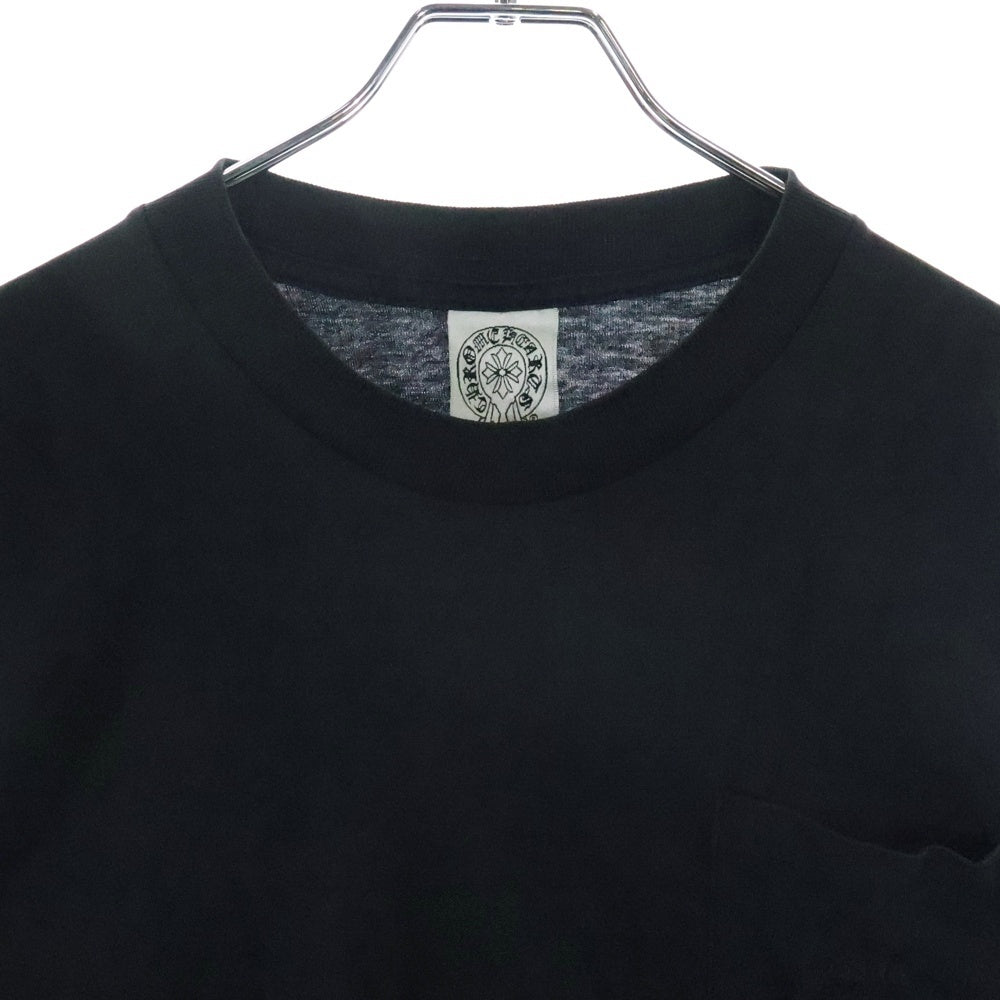 CHROME HEARTS(クロムハーツ) OLD DAGGER L/S TEE オールドモデル ダガーロゴ刺繍 長袖Tシャツ ブラック