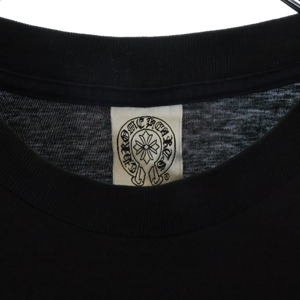 CHROME HEARTS(クロムハーツ) OLD DAGGER L/S TEE オールドモデル ダガーロゴ刺繍 長袖Tシャツ ブラック