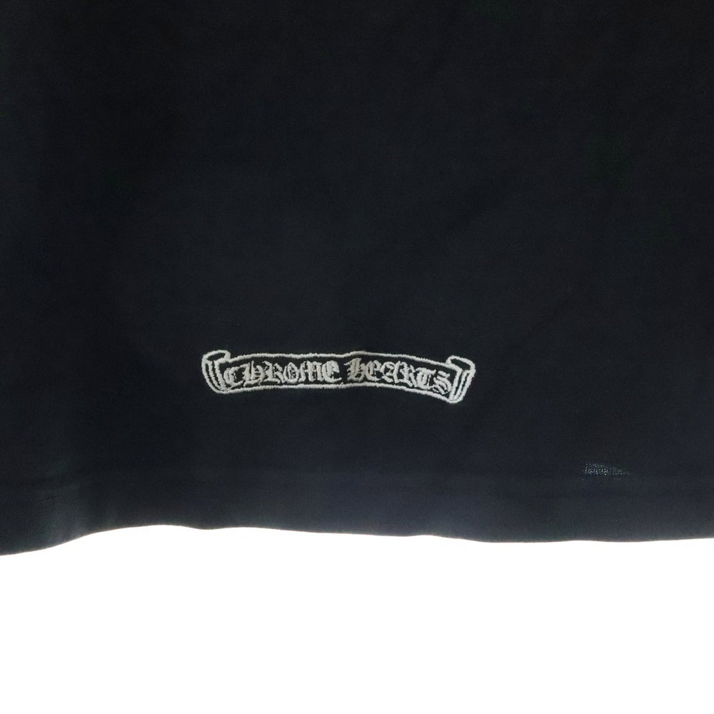 CHROME HEARTS(クロムハーツ) OLD DAGGER L/S TEE オールドモデル ダガーロゴ刺繍 長袖Tシャツ ブラック