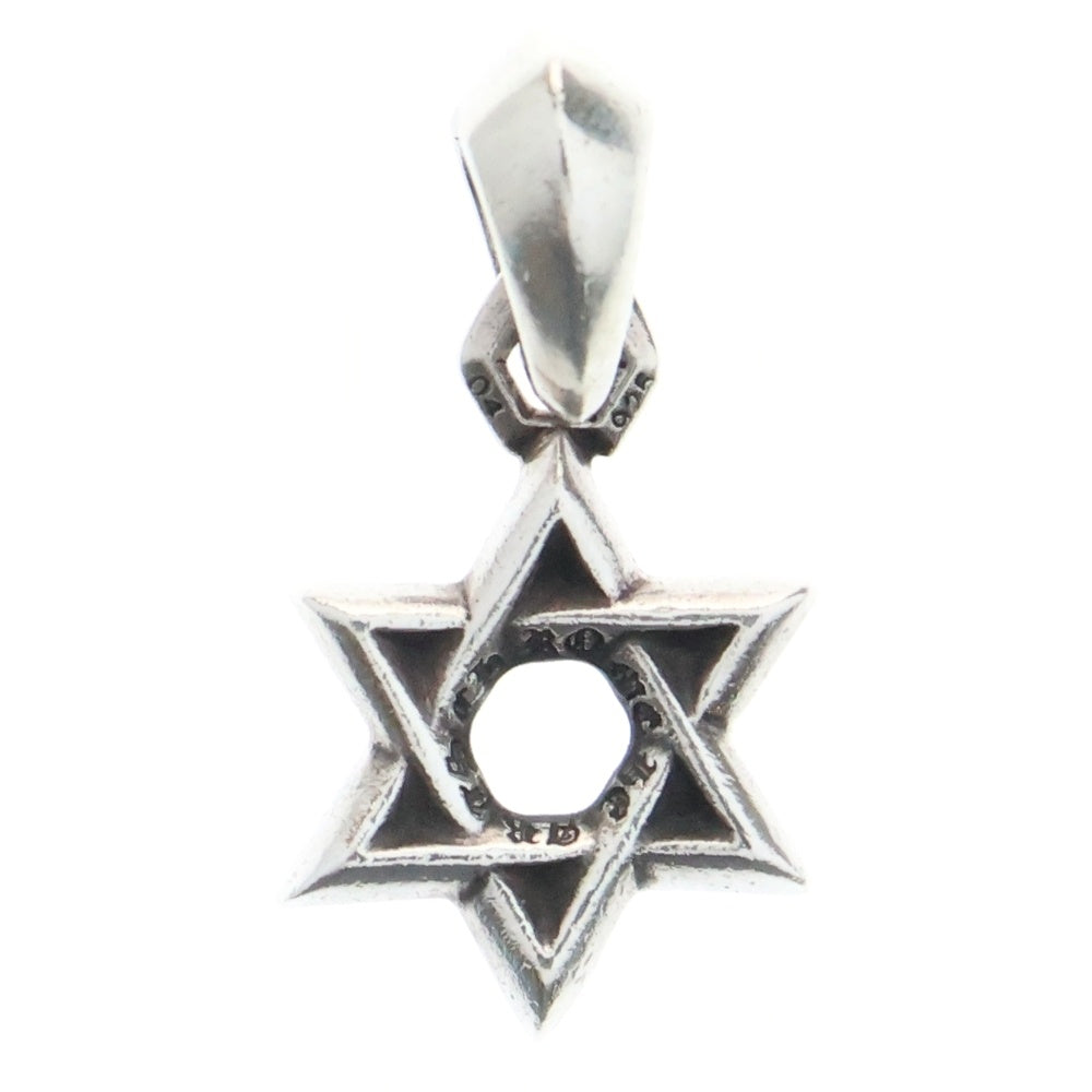 CHROME HEARTS(クロムハーツ) STAR OF DAVID PENDANT スターオブダビデ ペンダントトップ シルバー BCA318