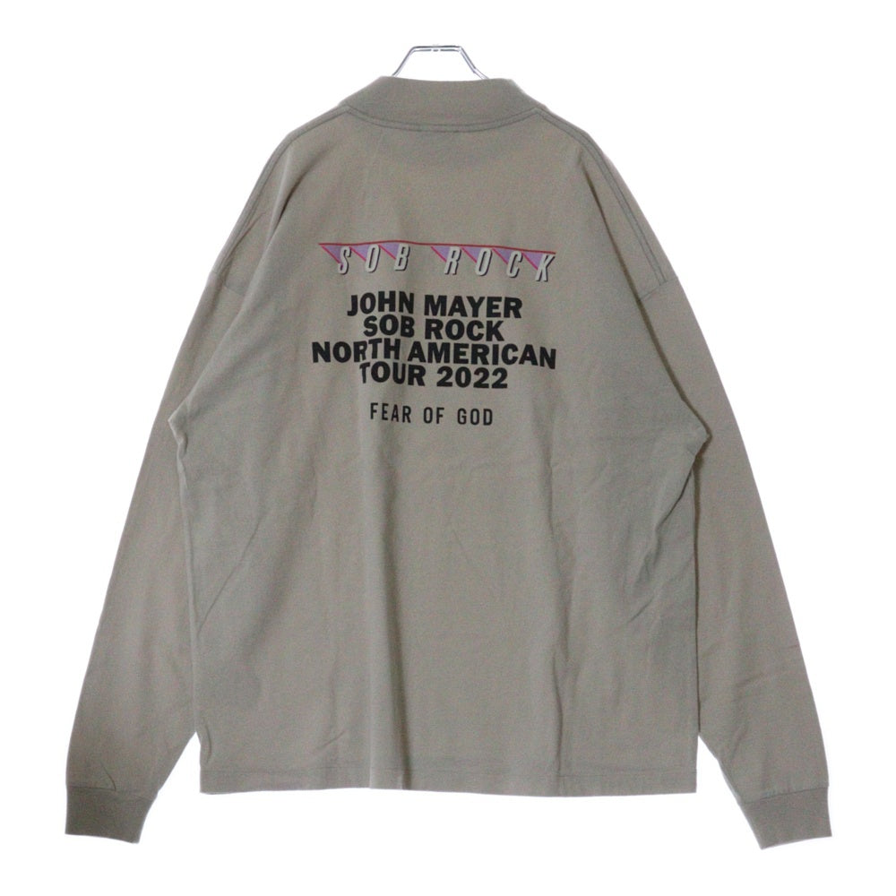 FEAR OF GOD(フィアオブゴッド) Sob Rock Souvenir LS T-Shirt モックネック長袖Tシャツ カットソー トレーナー