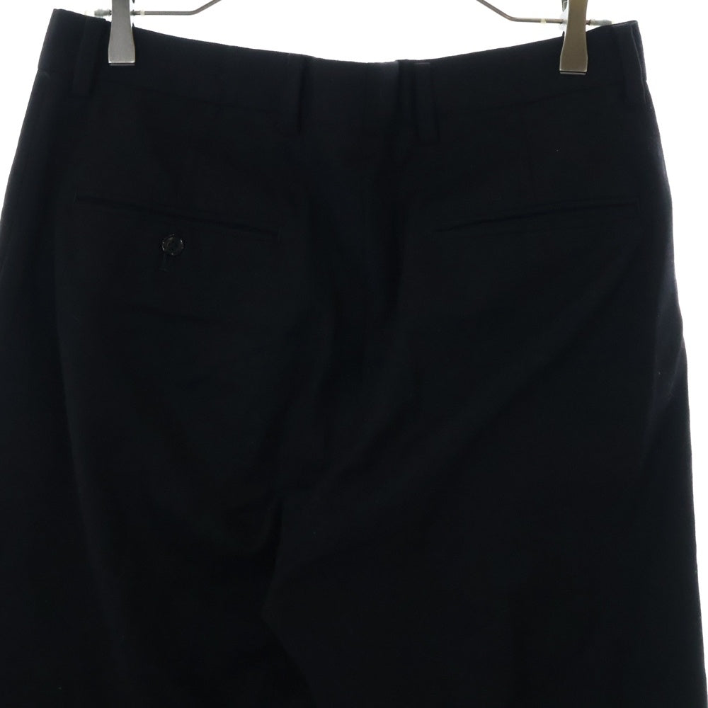 CLANE HOMME(クラネオム) ワイドスラックスパンツ ブラック 21110-1541