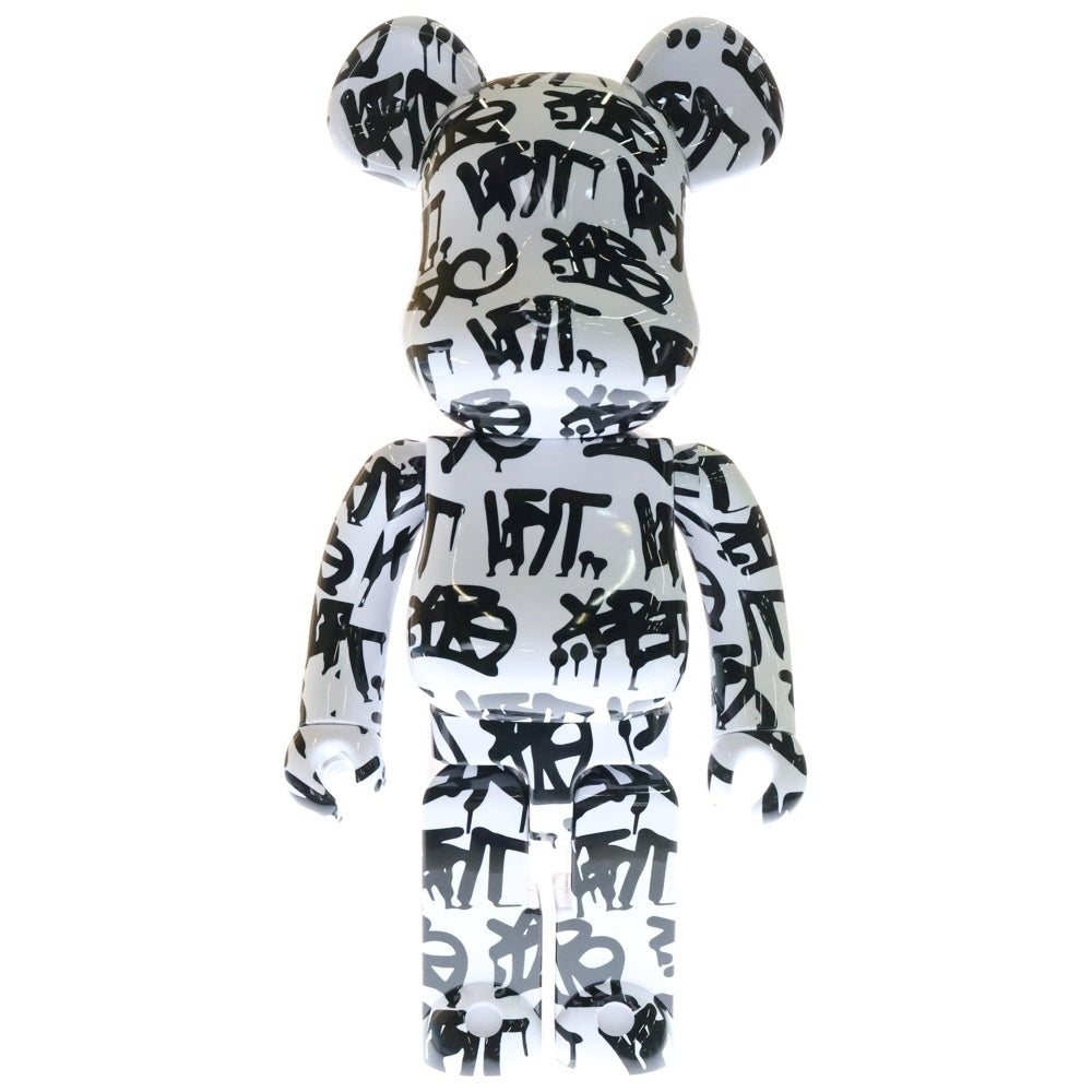 MEDICOM TOY(メディコムトイ) × KRINK × クリンク BE@RBRICK 総柄 ベアブリック 人形 フィギュア ホワイト/ブラック