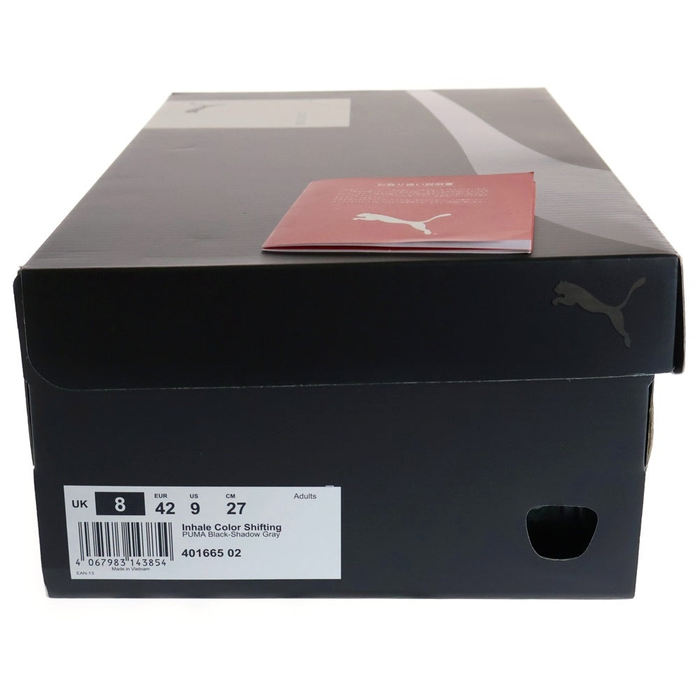 PUMA(プーマ) INHALE COLOR SHIFTING BLACK-SHADOW GRAY インへイルカラーシフティング ローカットスニーカー US9/27.0cm ブラック/マジョーラ