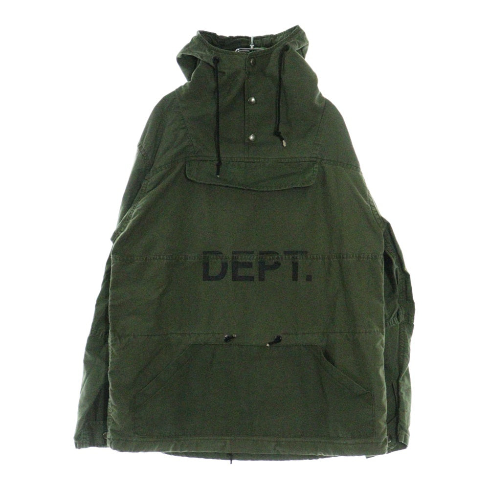 GALLERY DEPT.(ギャラリーデプト) Riley Anorak jacket ロゴプリント ミリタリー アノラック ジャケット カーキ