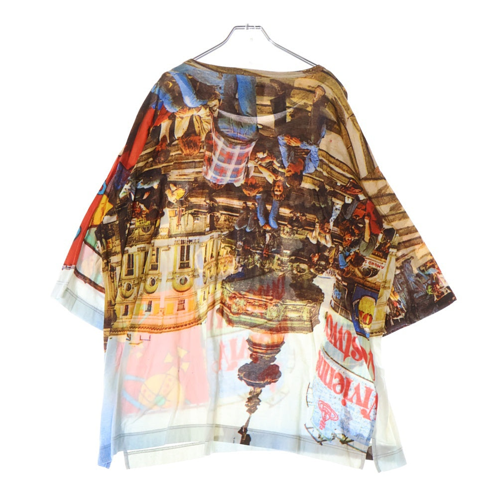 Vivienne Westwood Anglomania(ヴィヴィアンウエストウッドアングロマニア) ピカデリーサーカス オーバーサイズ 総柄半袖 Tシャツカットソー マルチ