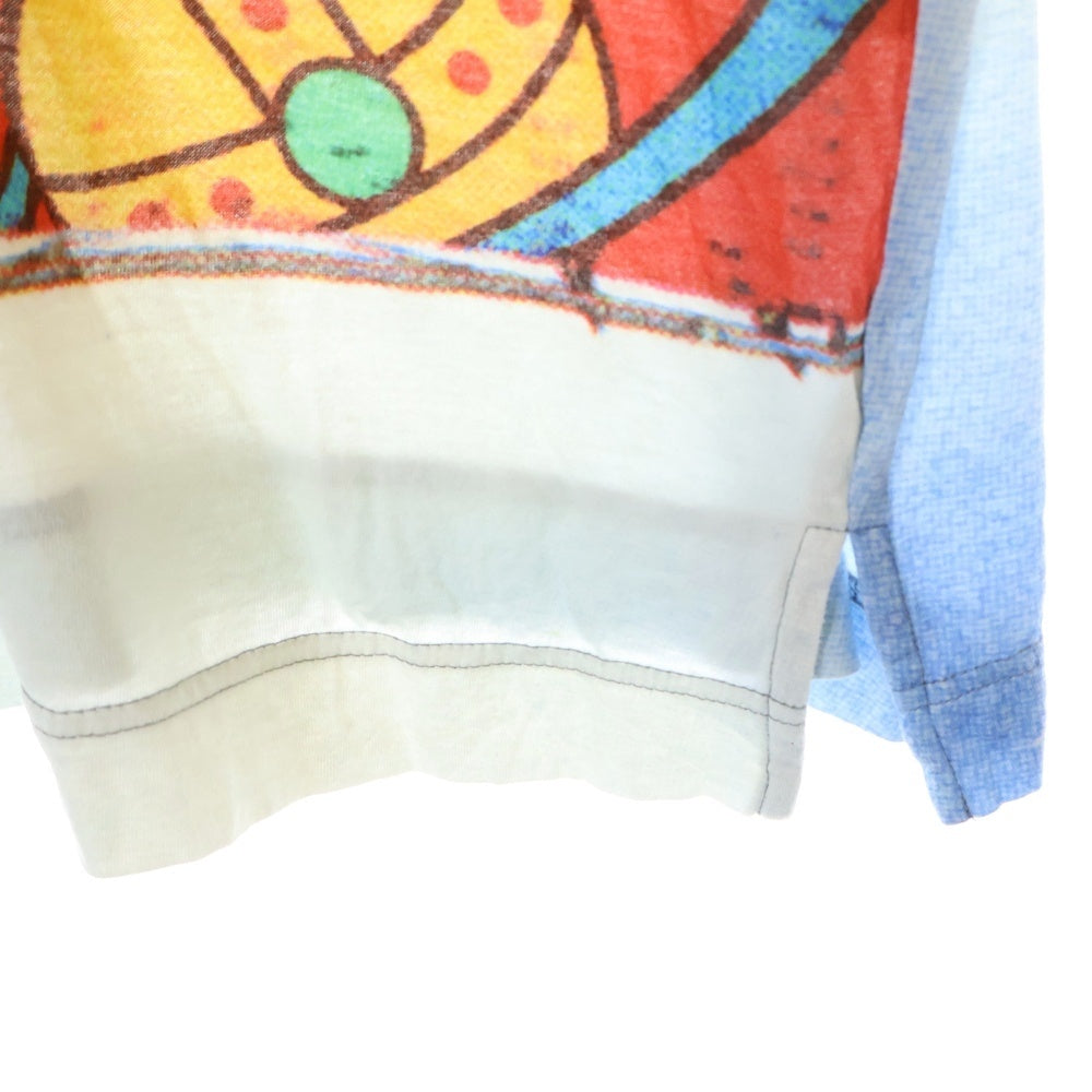 Vivienne Westwood Anglomania(ヴィヴィアンウエストウッドアングロマニア) ピカデリーサーカス オーバーサイズ 総柄半袖 Tシャツカットソー マルチ