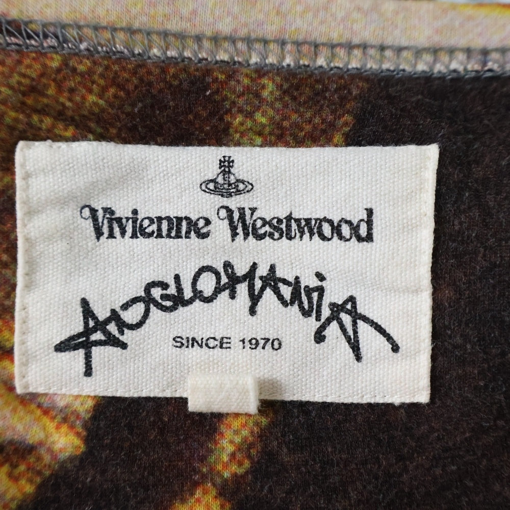 Vivienne Westwood Anglomania(ヴィヴィアンウエストウッドアングロマニア) ピカデリーサーカス オーバーサイズ 総柄半袖 Tシャツカットソー マルチ