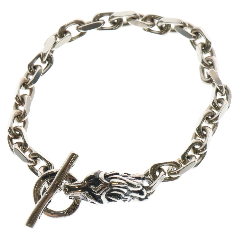 Bill Wall Leather/BWL(ビルウォールレザー) SQUARE CHAIN LINK スクエアチェーン リンク ホースヘッド ブレスレット シルバー