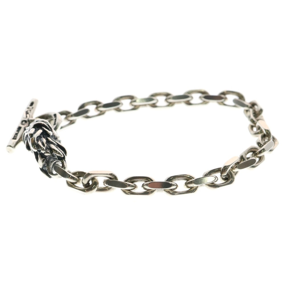 Bill Wall Leather/BWL(ビルウォールレザー) SQUARE CHAIN LINK スクエアチェーン リンク ホースヘッド ブレスレット シルバー