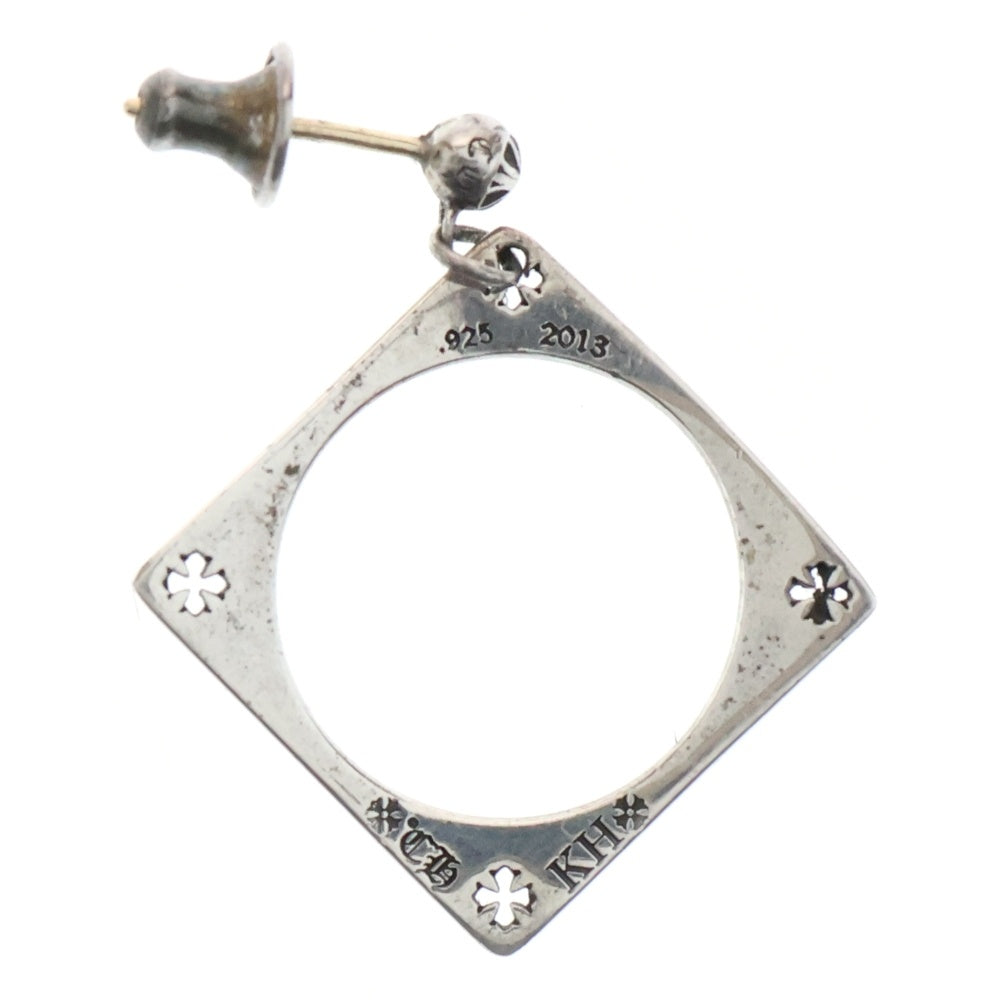 CHROME HEARTS(クロムハーツ) CH KH SQUARE CIRCLE スクエアサークル ピアス シルバー