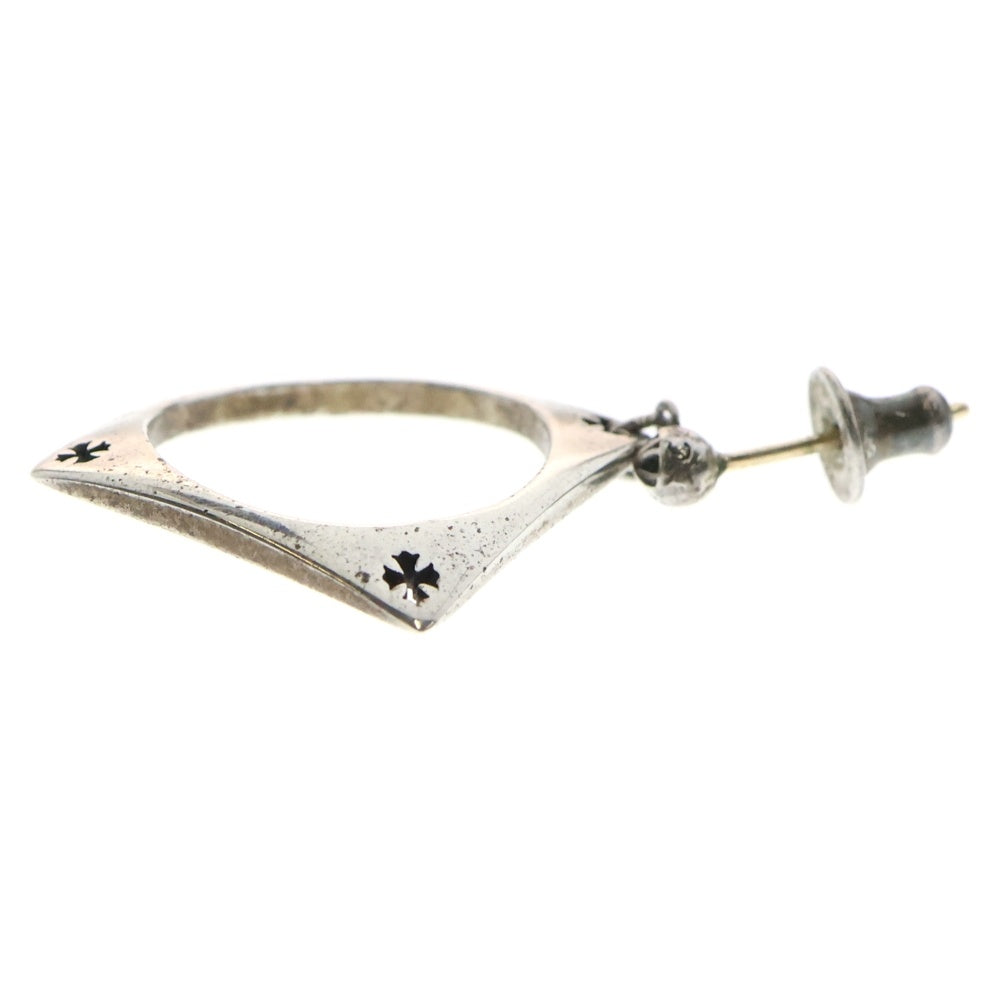 CHROME HEARTS(クロムハーツ) CH KH SQUARE CIRCLE スクエアサークル ピアス シルバー