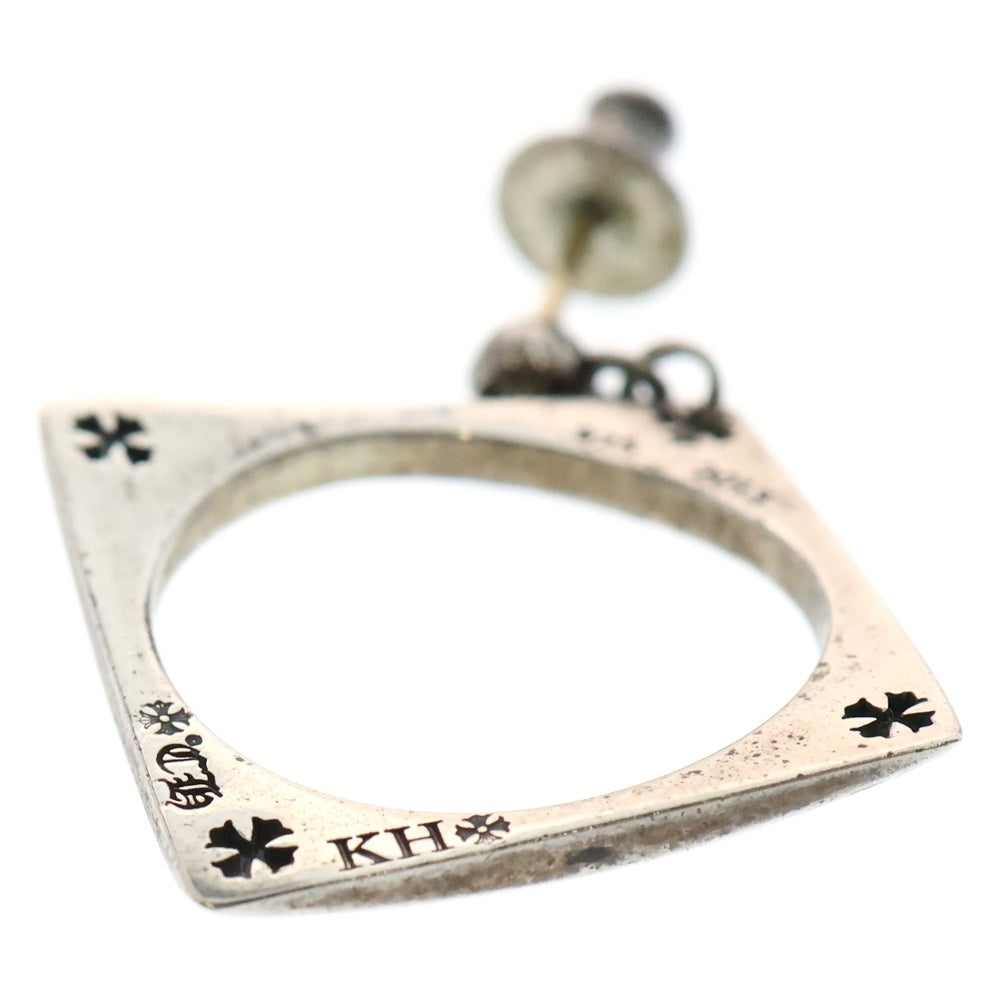 CHROME HEARTS(クロムハーツ) CH KH SQUARE CIRCLE スクエアサークル ピアス シルバー