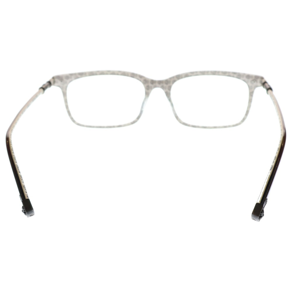 CHROME HEARTS(クロムハーツ) FUN HATCH-A スクエアフレーム アイウェア 眼鏡 ブラック ※度入り